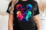 Neon Cheerleader | PNG Sublimation File