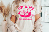 Live Weird | Funny PNG Print File