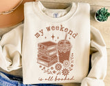 My Weekend is All Booked | Book SVG Cut File