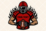 Football Template 0079 | SVG Cut File