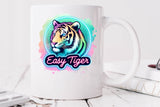 Easy Tiger | Funny PNG Print File