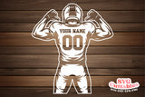 Football Template 0081 | SVG Cut File