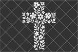 Floral Cross | Christian SVG Cut File