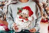Faux Yarn Santa | Christmas Sublimation PNG
