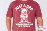 Just A Dad | Funny PNG Print File