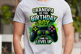 Family of the Gamer Birthday Boy png Bundle