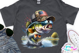 American Bass Fish | Fishing PNG Print File