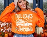 Fall Leaves and Pumpkins Please | Fall SVG Cut File