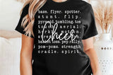 Cheer Word Art | Cut File