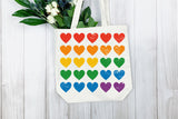 Pride Flag Hearts | LGBTQ Pride PNG File