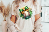 Baseball With Bow | PNG Sublimation File