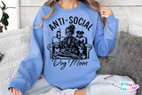 Anti-social Dog Mom | PNG Sublimation File