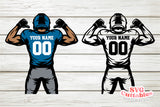 Football Template 0081 | SVG Cut File