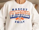 Winter Guard Template 005 | Color Guard SVG