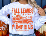Fall Leaves and Pumpkins Please | Fall SVG Cut File