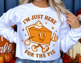 I'm Just Here For The Pie | Fall SVG Cut File