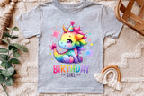 Birthday Girl Dragon | PNG Print File