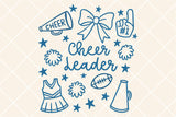 Cheerleader Doodle | SVG Cut File
