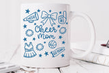 Cheer Mom Doodle | SVG Cut File