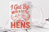 Little Help From My Hens Out | Chicken SVG Cut File
