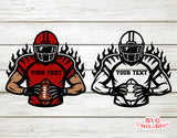 Football Template 0079 | SVG Cut File