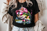 American Girl Bass Fish | Fishing PNG Print File