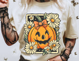 Jack-o-lantern with Bow | Halloween Sublimation PNG