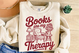 Books Are My Therapy | Book SVG Cut File