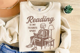 Reading Is My Favorite Sport | Book SVG Cut File