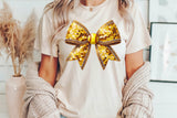 Sequin Softball Bow | PNG File