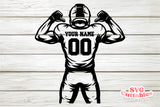 Football Template 0081 | SVG Cut File