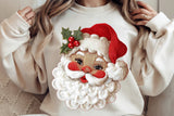Faux Yarn Santa | Christmas Sublimation PNG