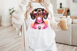 Dachshund Blowing Bubble | PNG Sublimation File