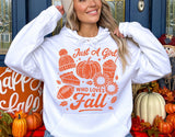Just a Girl Who Loves Fall | Fall SVG Cut File