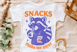 Snacks Make Me Nicer | Toddler SVG Cut File