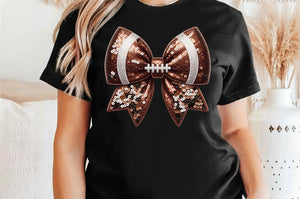 Football Coquette Bow | PNG Sublimation File