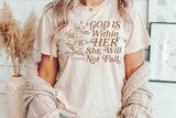 God is Within Her | Christian SVG Cut File