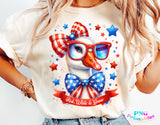 Red White and Goose | Fourth of July | PNG Sublimation File