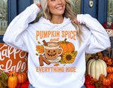 Pumpkin Spice And Everything Nice | Fall Sublimation PNG