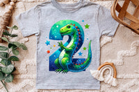 Second Birthday Dinosaur | PNG Print File