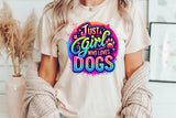 Just a Girl Who Loves Dogs | PNG Sublimation File