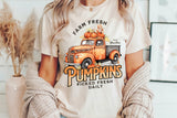 Farm Fresh Pumpkins | Fall Sublimation PNG