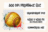 Sequin Softball | PNG File