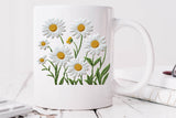Faux Embroidery Daisies | PNG Sublimation File