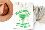Margaritas Made Me Do It | Funny SVG Cut File