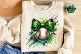 Baseball With Bow | PNG Sublimation File