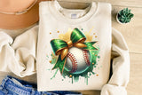 Baseball With Bow | PNG Sublimation File