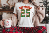 December 25 Sequin | Christmas Sublimation PNG