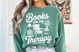 Books Are My Therapy | Book SVG Cut File