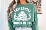 Anti Social Book Club | Book SVG Cut File